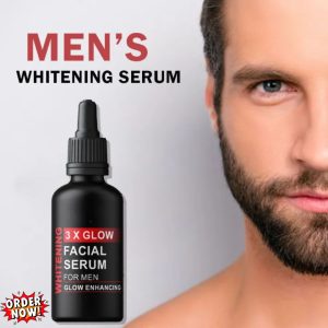 3X Glow Men’s Whitening Facial Serum – Glow Enhancing Formula