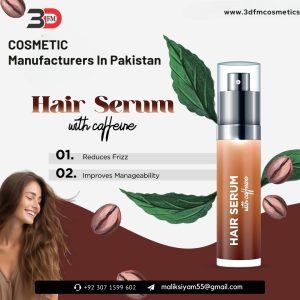 Caffeine Hair Serum – Frizz Control & Smooth Finish (50ml)