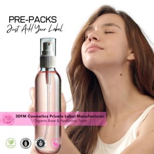 Organic Rose & Hyaluronic Toner – 120ml Pre-Filled (Just Add Your Label)