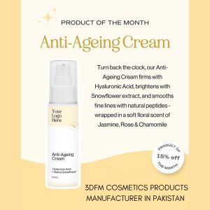 Anti-Ageing Cream – Hyaluronic + Snowflower (60ml Pre-Filled)