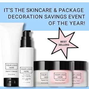 Best Sellers Skincare Set – Pre-Filled (Just Add Your Label)